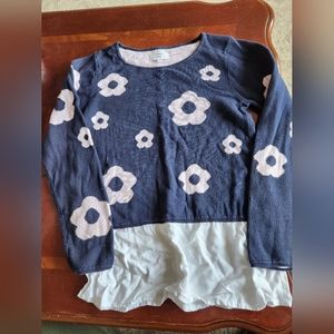 Blue girls top